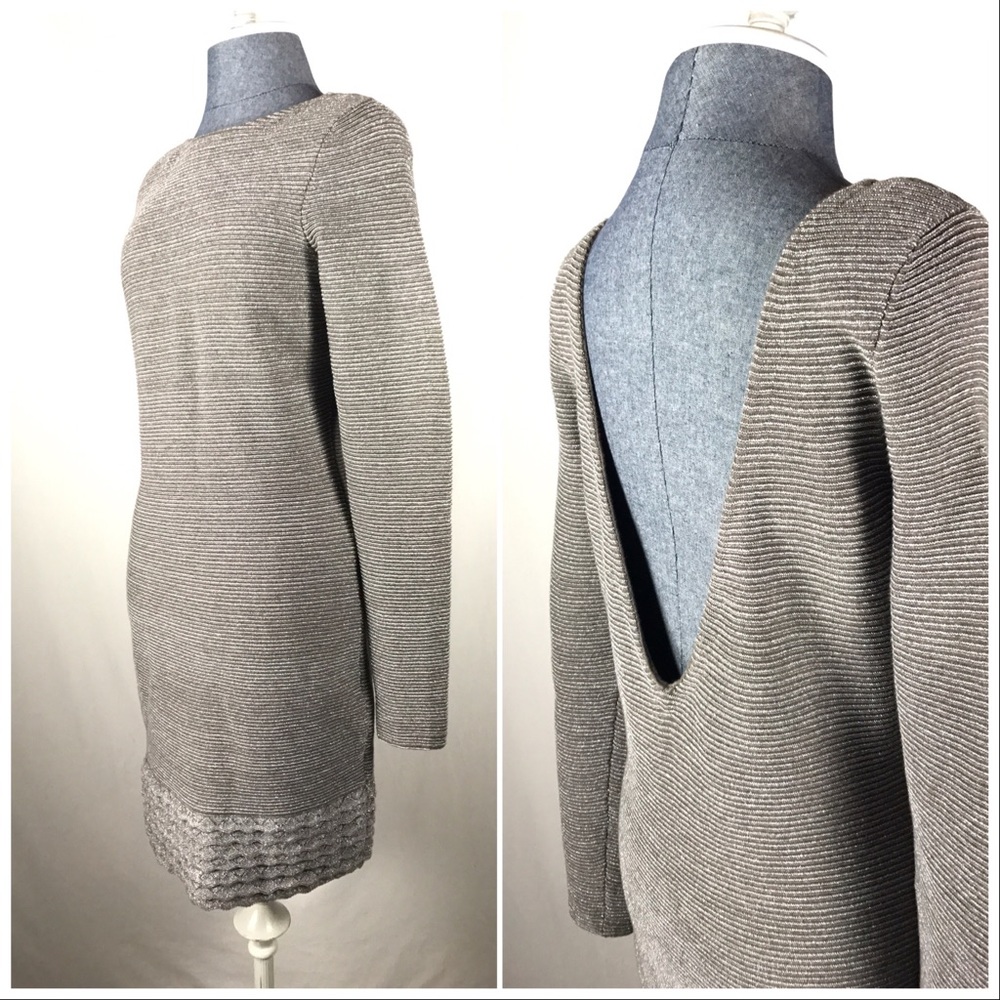 Vintage Victoria Secret Silver Metallic Dress  M